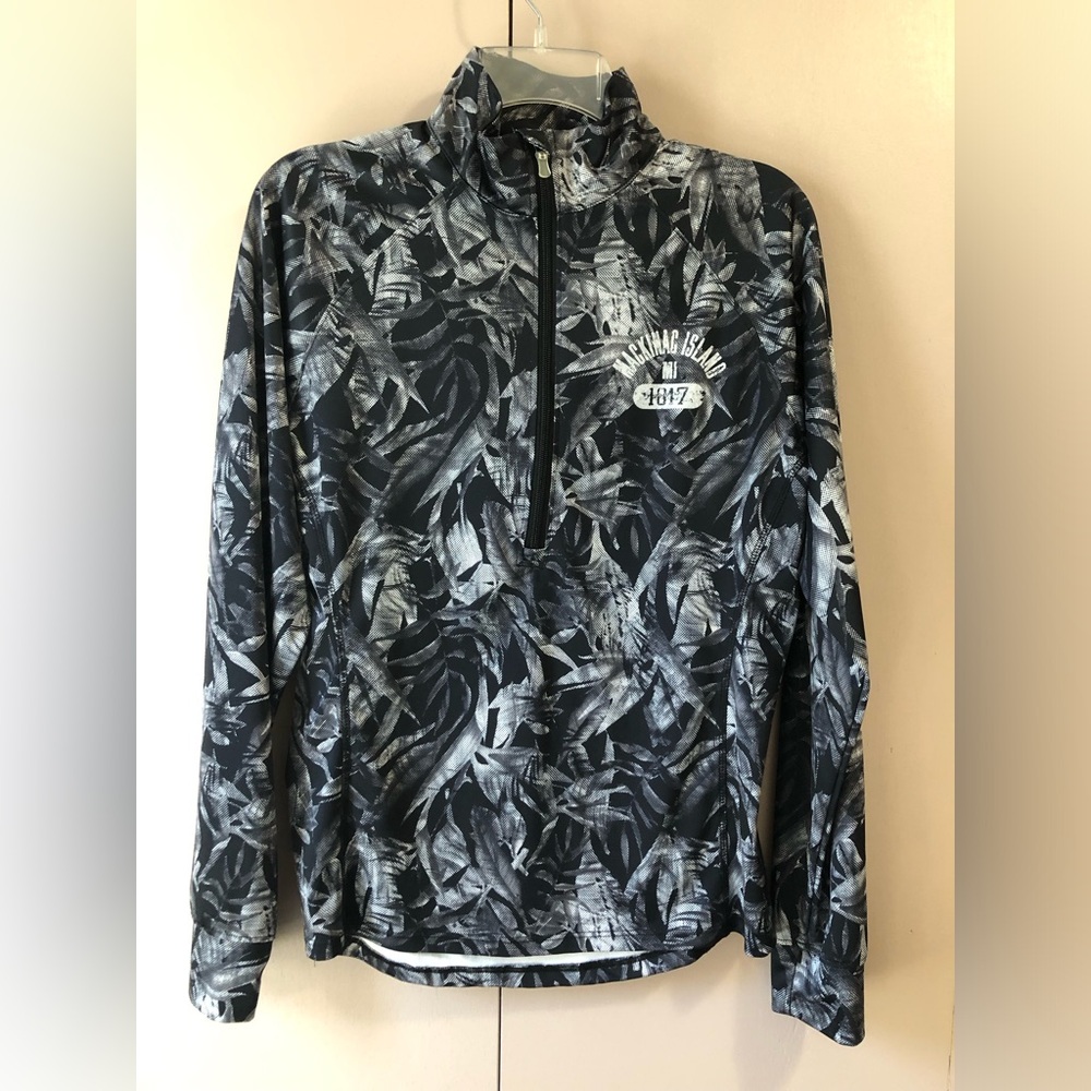 Athletic Runner Half Zip Pullover Outfitter Trading Mackinac Island Ladies M